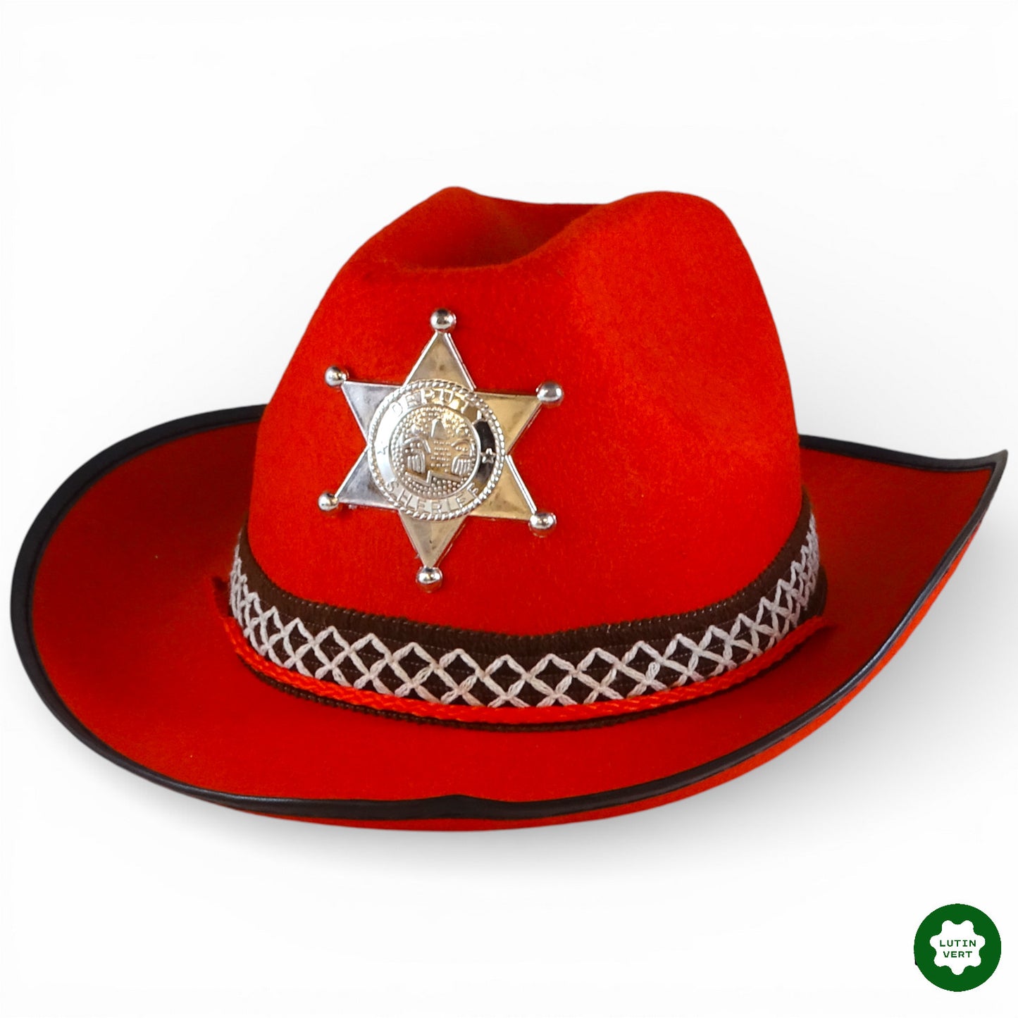 Stetson de Sheriff d'occasion SANS MARQUE - Dès 7 ans | Ref 12921