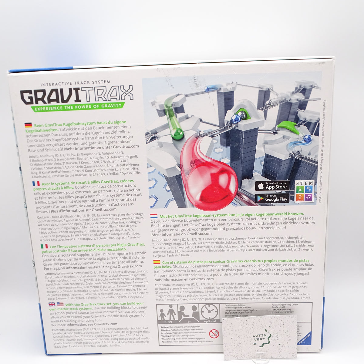 Gravitrax Experience the power of gravity RAVENSBURGER - Dès 8 ans | Ref 15600