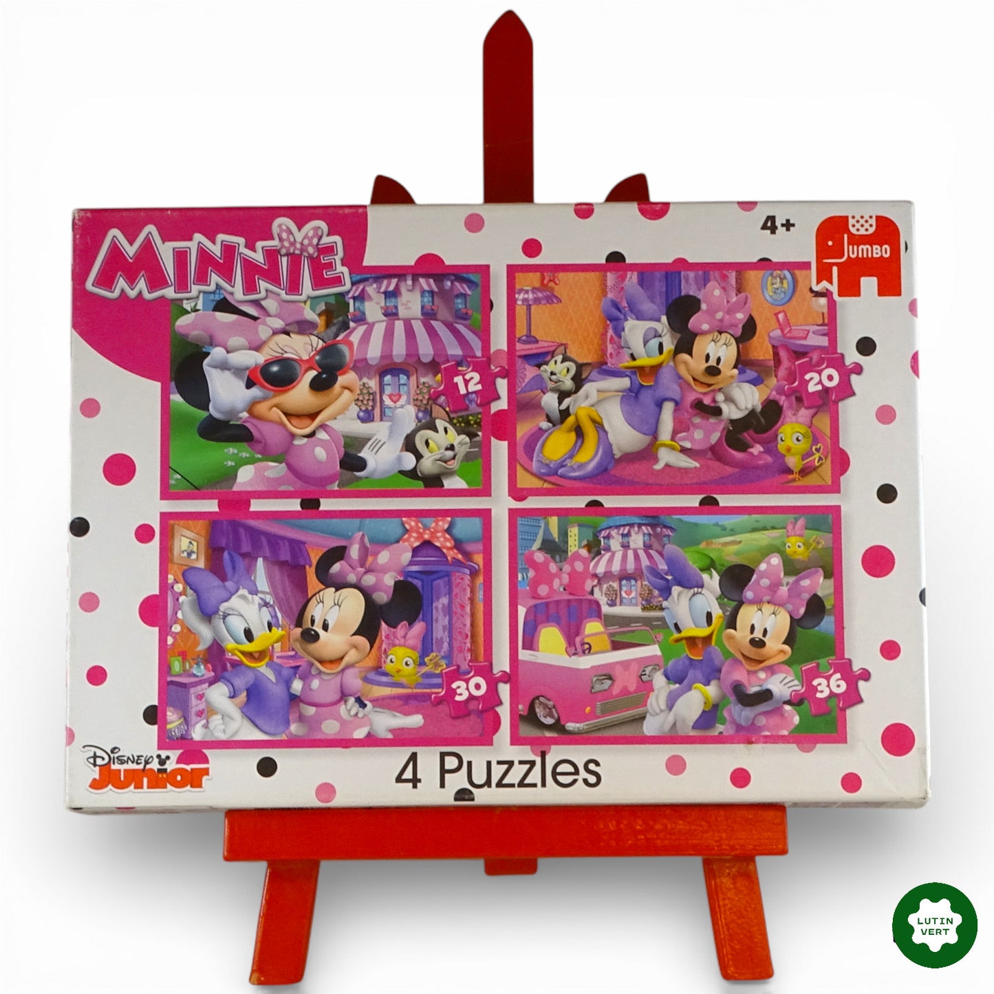 4 Puzzles Minnie  d'occasion JUMBO - Dès 4 ans | Ref 12936