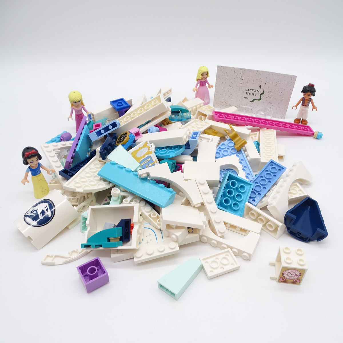 Lot de Légo 500g Princesses, Blanche Neige, Jasmine et Aladin LEGO - Dès 7 ans | Ref 15627