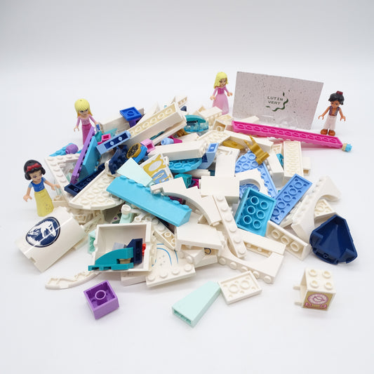 Lot de Légo 500g Princesses, Blanche Neige, Jasmine et Aladin LEGO - Dès 7 ans | Ref 15627
