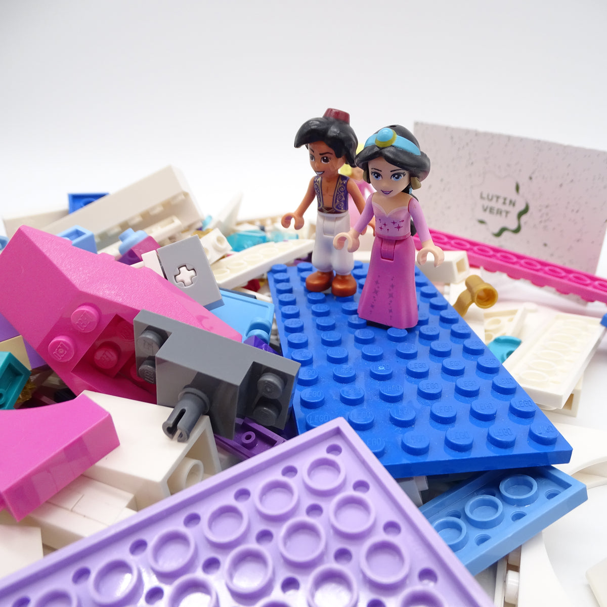 Lot de Légo 500g Princesses, Blanche Neige, Jasmine et Aladin LEGO - Dès 7 ans | Ref 15627