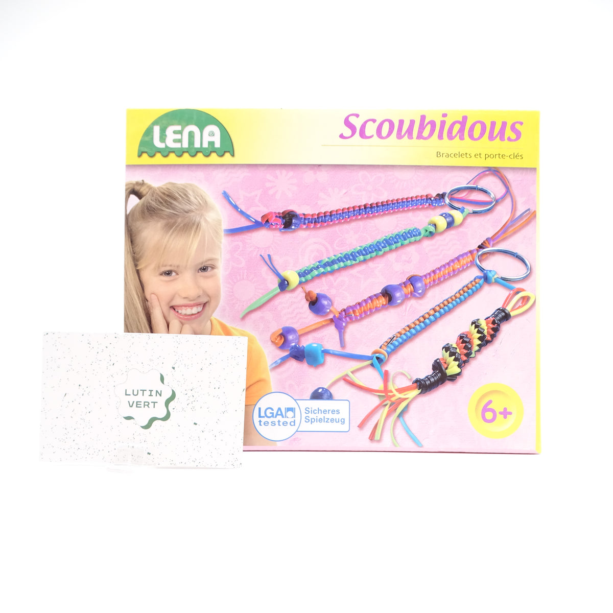 Scoubidous Bracelets et Porte-clés LENA - Dès 6 ans | Ref 15634
