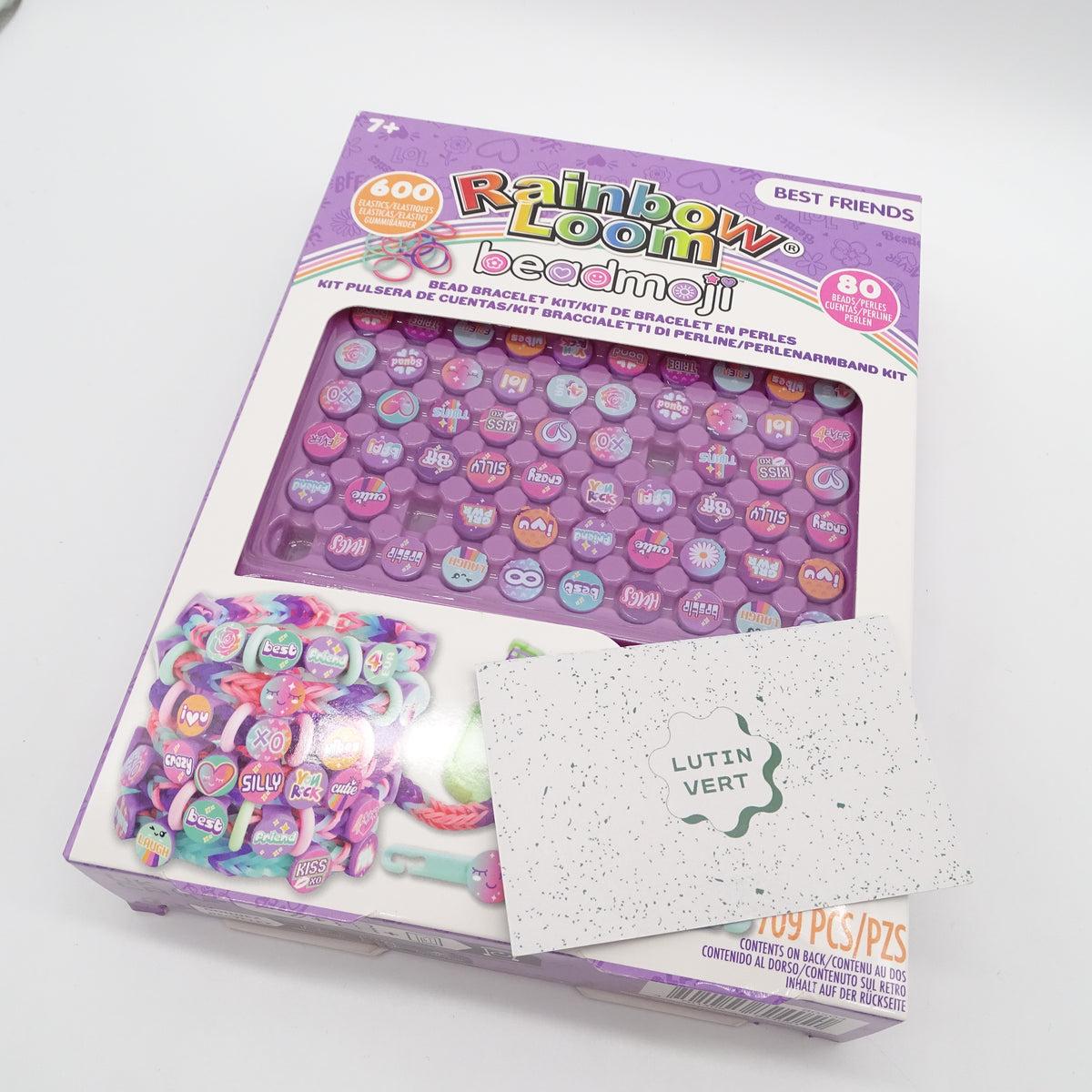 Beadmoji Kit de Bracelet en Perles RAINBOW - Dès 7 ans | Ref 15632