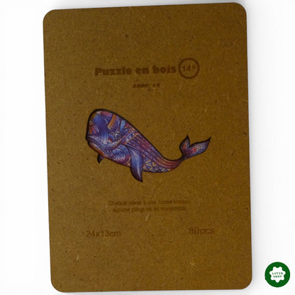 Puzzle en bois Baleine d'occasion CODE 15 - Dès 12 ans | Ref 12957