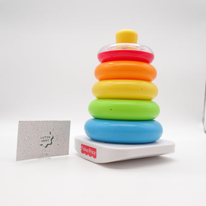Pyramide arc en ciel FISHER-PRICE  - Dès 9 mois | Ref 15635