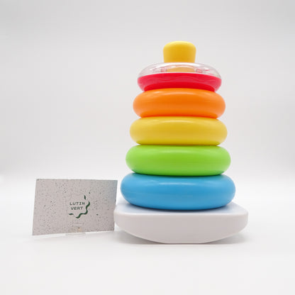 Pyramide arc en ciel FISHER-PRICE  - Dès 9 mois | Ref 15635
