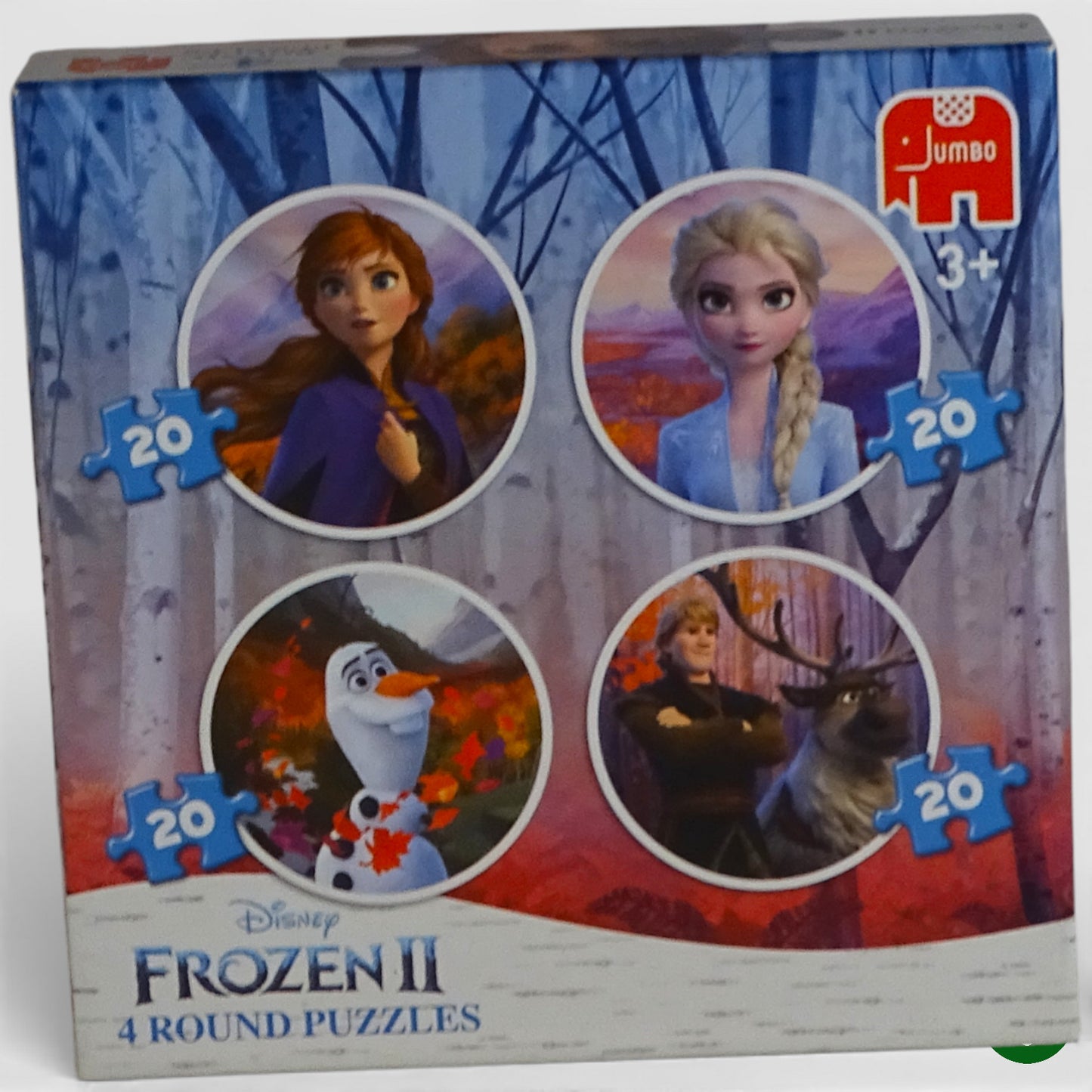 4 Puzzles Disney la Reine des Neige II  d'occasion Jumbo - Dès 3 ans | Lutin vertRef 12967