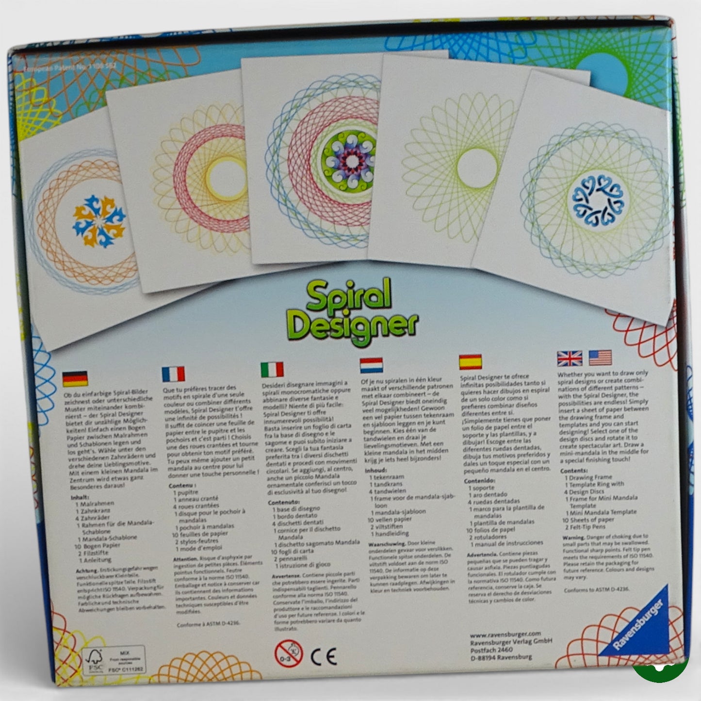 Spiral Designer d'occasion Ravensburger - Dès 6 ans | Lutin vert Ref 12963