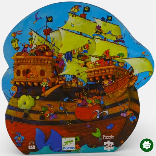 Le bateau de Barberousse d'occasion Djeco - Dès 5 ans | Lutin vertRef 12966