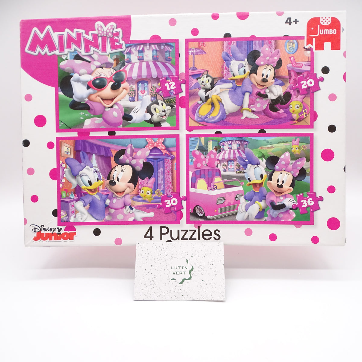 Minnie 4 puzzles JUMBO - Dès 4 ans | Ref 15642