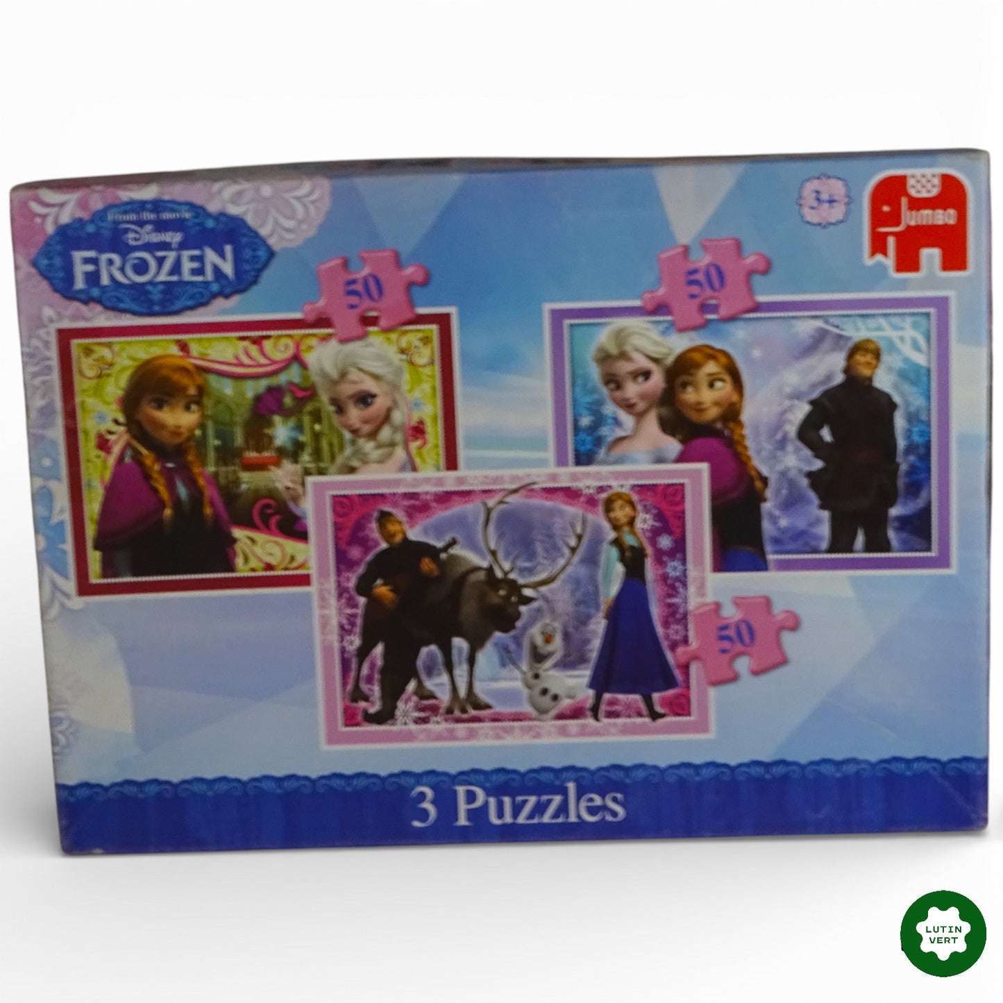 3 puzzles « Frozen » d'occasion JUMBO - Dès 3 ans | Ref 12975