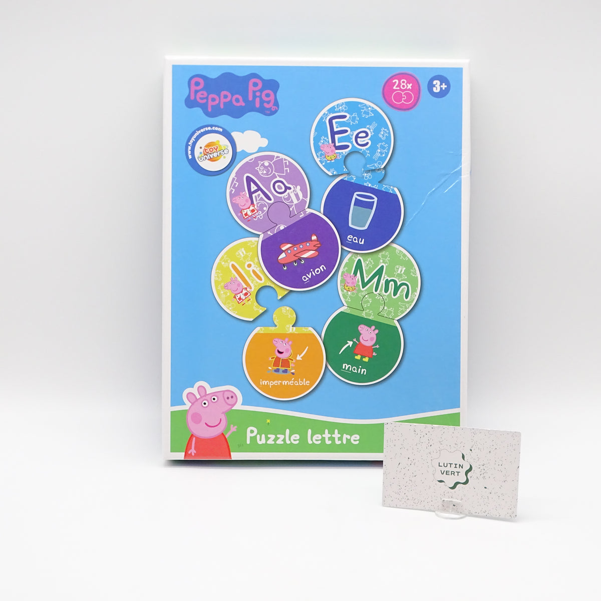 Puzzle lettre Peppa Pig TOY UNIVERSE - Dès 3 ans | Ref 15670