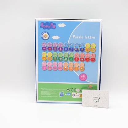 Puzzle lettre Peppa Pig TOY UNIVERSE - Dès 3 ans | Ref 15670