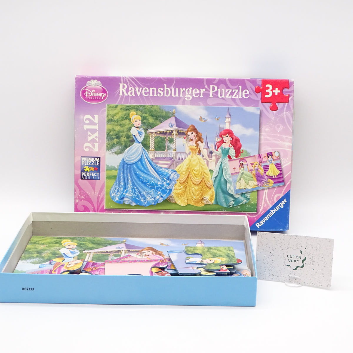 2 Puzzle princesse Disney RAVENSBURGER - Dès 3 ans | Ref 15674