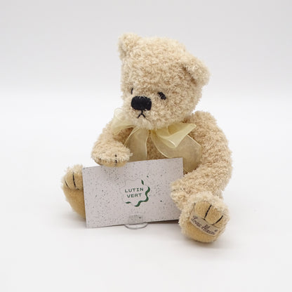 Peluche « Petit ourson beige » LOUISE MANSEN - Dès 3 ans | Ref 15679
