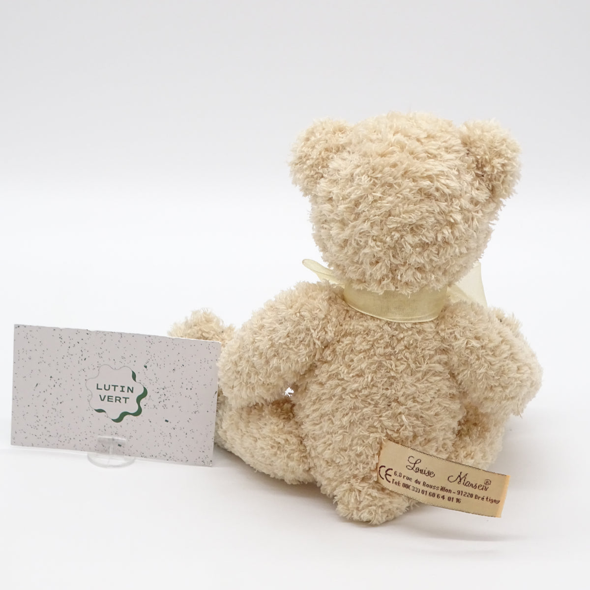 Peluche « Petit ourson beige » LOUISE MANSEN - Dès 3 ans | Ref 15679