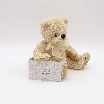 Peluche « Petit ourson beige » LOUISE MANSEN - Dès 3 ans | Ref 15679