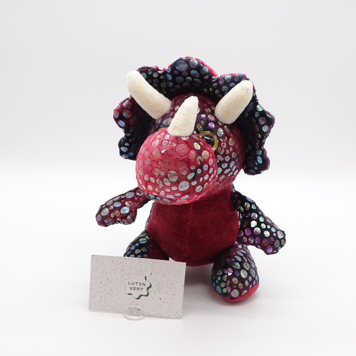 Peluche « Tricératops à paillettes » FERRY - Dès 3 ans | Ref 15681