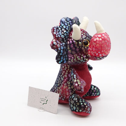 Peluche « Tricératops à paillettes » FERRY - Dès 3 ans | Ref 15681
