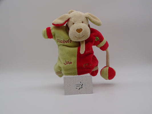 Doudou chien « Diabolo » d'occasion BABYNAT’ - Dès 3 mois | Ref 13017