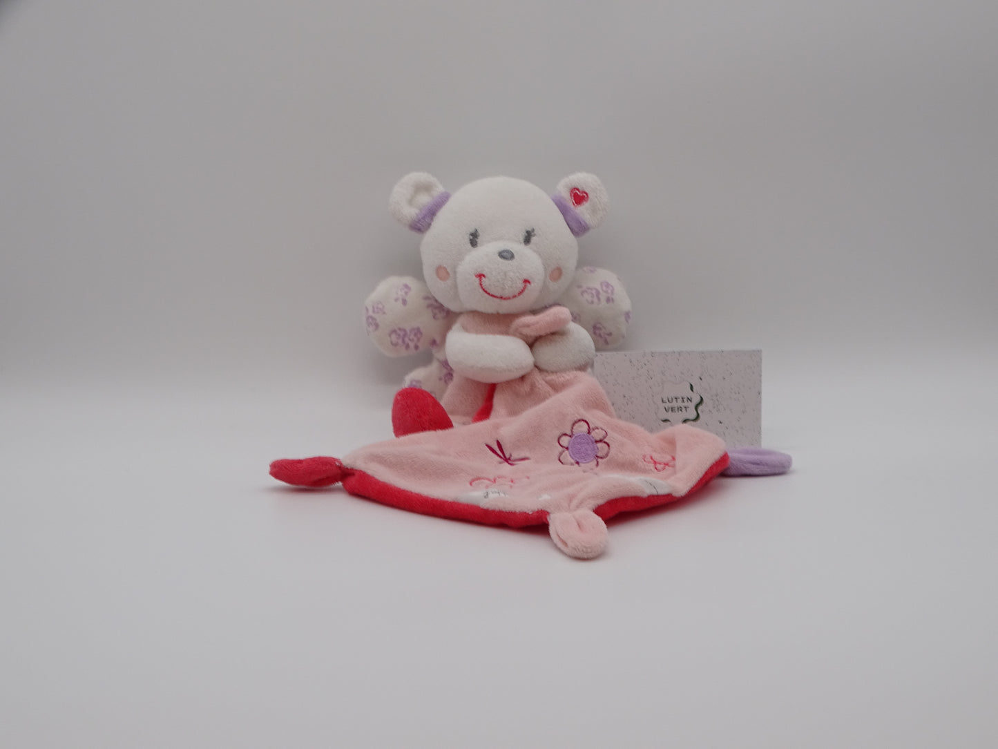 Doudou ourson d'occasion POMMETTE - Dès 3 mois | Ref 13016