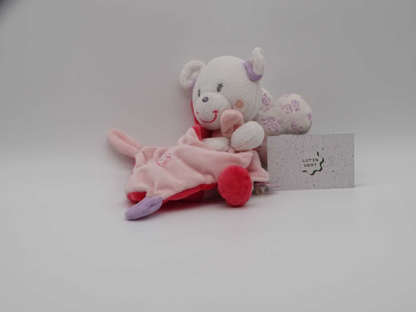 Doudou ourson d'occasion POMMETTE - Dès 3 mois | Ref 13016