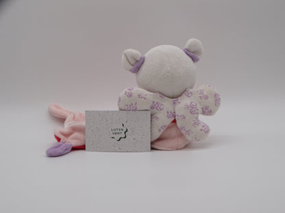 Doudou ourson d'occasion POMMETTE - Dès 3 mois | Ref 13016