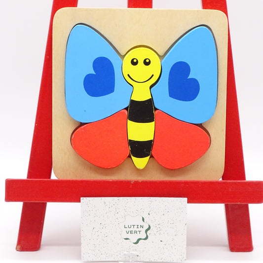 Puzzle Papillon en bois PLAYTIVE  - Dès 1 an | Ref 15677