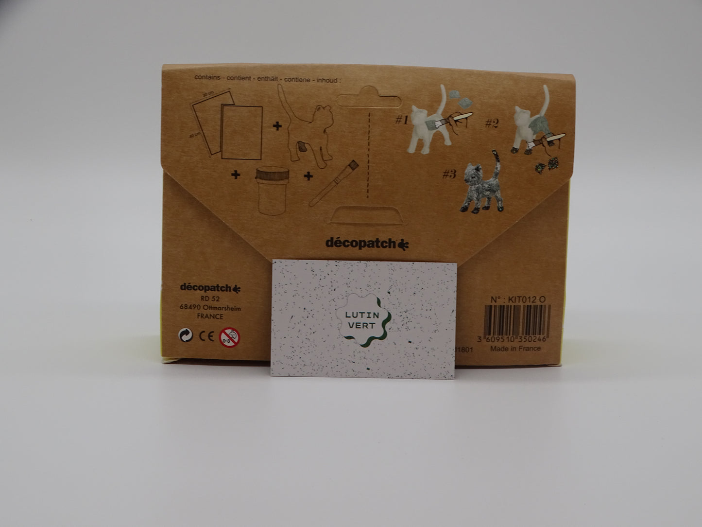 Mini kit chat  d'occasion DECOPATCH - Dès 6 ans | Ref 13031