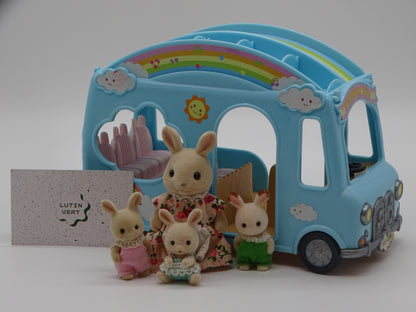 Le bus arc en ciel des bébés d'occasion SYLVANIANS - Dès 3 ans | Ref 13026