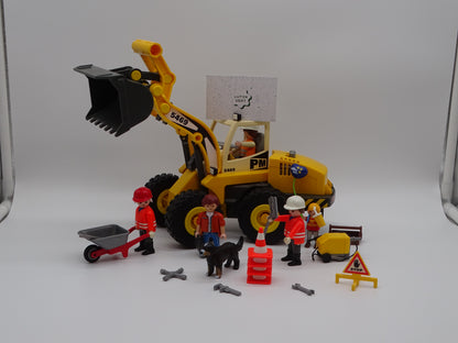Playmobil 5469 « Chargeuse avec godet » et scène de ville d'occasion PLAYMOBIL - Dès 4 ans | Ref 13041