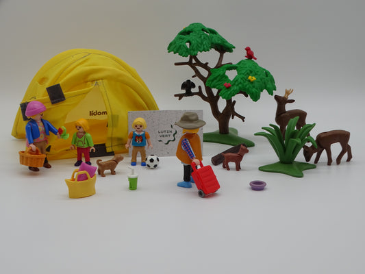 Playmobil pièce unique « Camping en forêt » d'occasion - Dès 4 ans | Ref 13038
