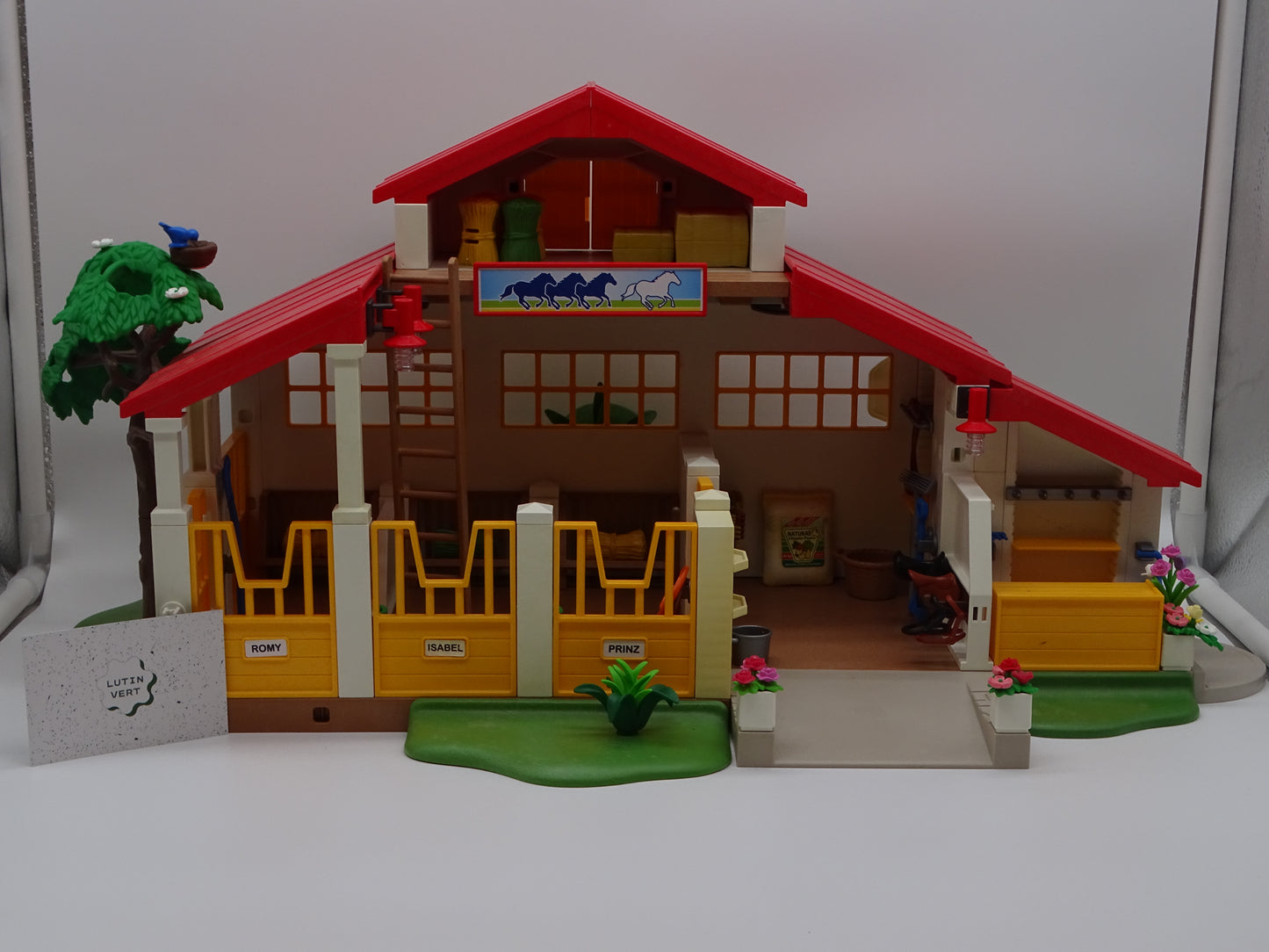 Playmobil pièce unique « Pension de chevaux clinique vétérinaire » d'occasion PLAYMOBIL - Dès 4 ans | Ref 13033