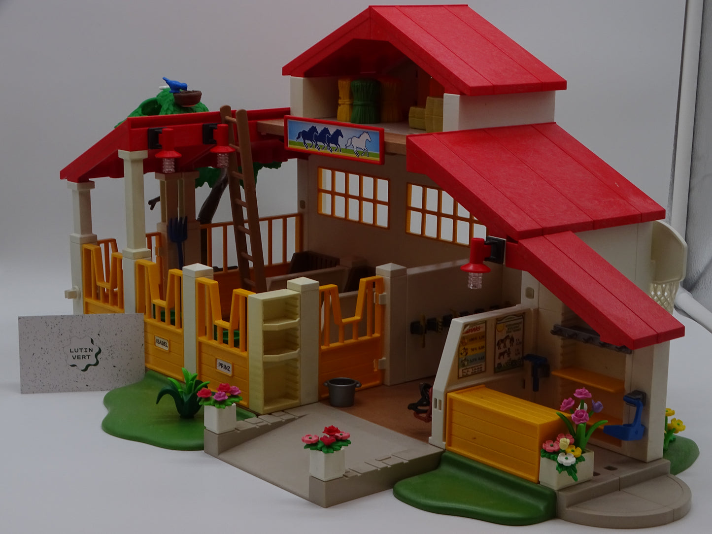 Playmobil pièce unique « Pension de chevaux clinique vétérinaire » d'occasion PLAYMOBIL - Dès 4 ans | Ref 13033