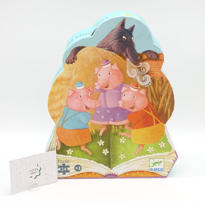 Puzzle 3 Petit Cochon DJECO - Dès 3 ans | Ref 15698
