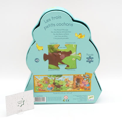 Puzzle 3 Petit Cochon DJECO - Dès 3 ans | Ref 15698