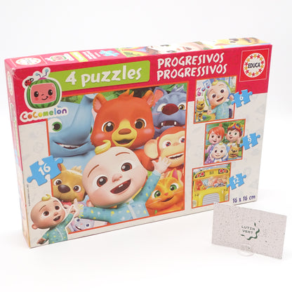 4 Puzzles Progressivos EDUCA - Dès 3 ans | Ref 15699