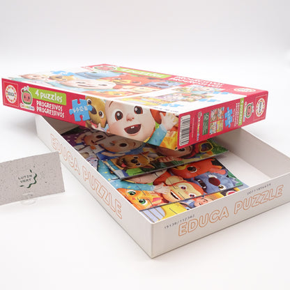 4 Puzzles Progressivos EDUCA - Dès 3 ans | Ref 15699