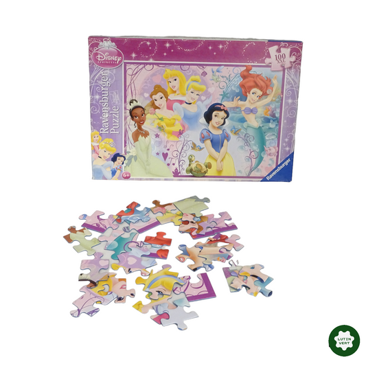 Puzzle Disney Princess 100 pièces XXL d'occasion RAVENSBURGER - Dès 6 ans | Lutin Vert