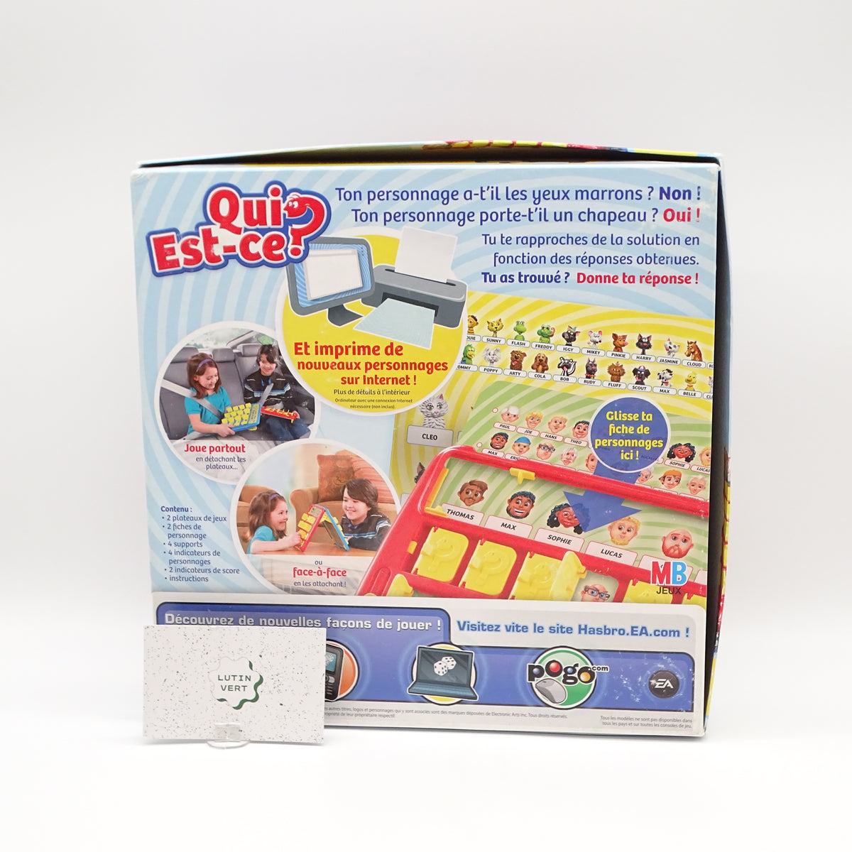 Qui Est-ce ? Jeu de déduction HASBRO - Dès 6 ans | Ref 15711