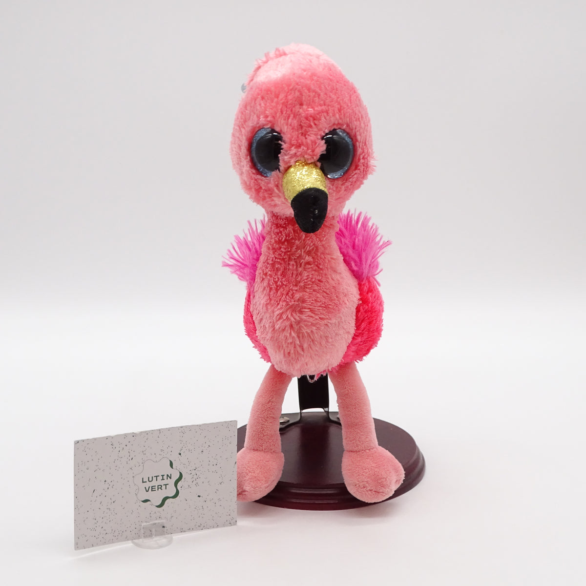 Peluche Flamand Rose  TY SILK - Dès 3 ans | Ref 15713