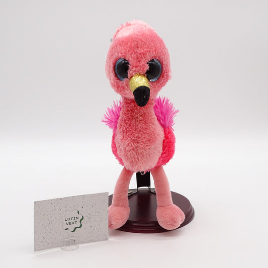 Peluche Flamand Rose  TY SILK - Dès 3 ans | Ref 15713