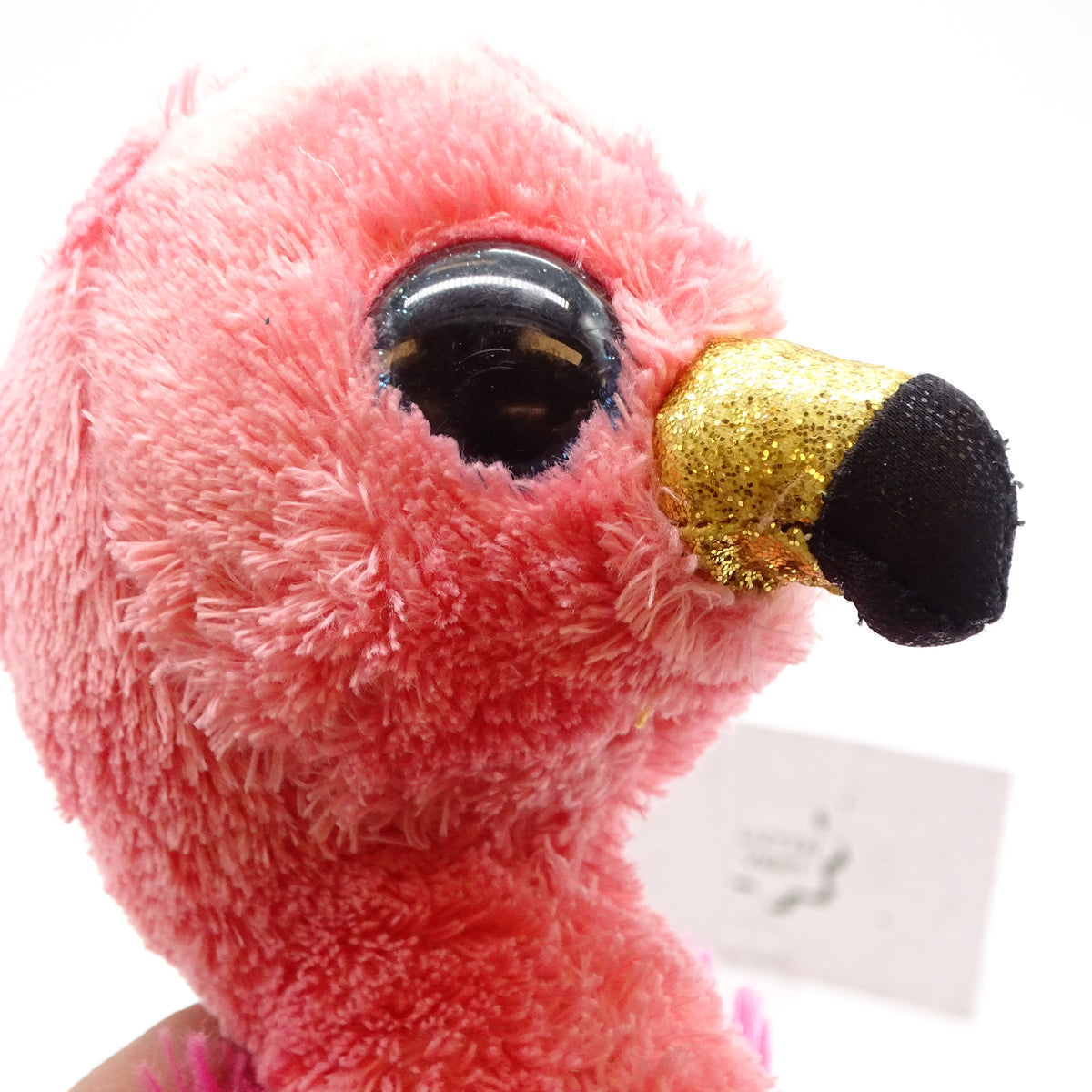 Peluche Flamand Rose  TY SILK - Dès 3 ans | Ref 15713