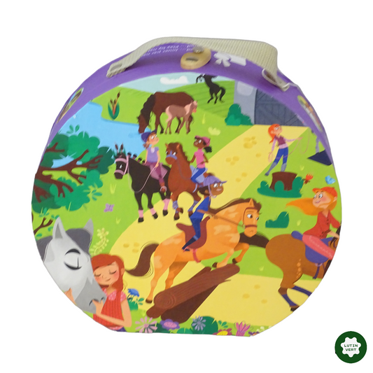 Puzzle Equitation 100 pièces d'occasion JANOD - Dès 3 ans | Lutin Vert