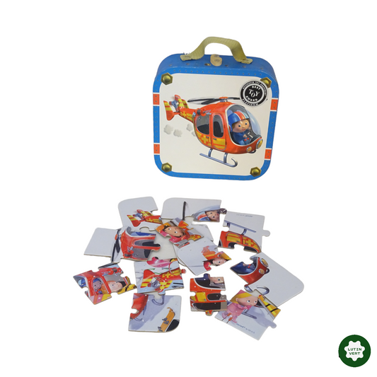 Puzzles Hélicoptère d'occasion JANOD - Dès 3 ans | Lutin Vert