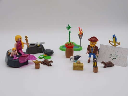 Playmobil pièce unique « La sirène et le naufragé » d'occasion PLAYMOBIL - Dès 3 ans | Ref 13062