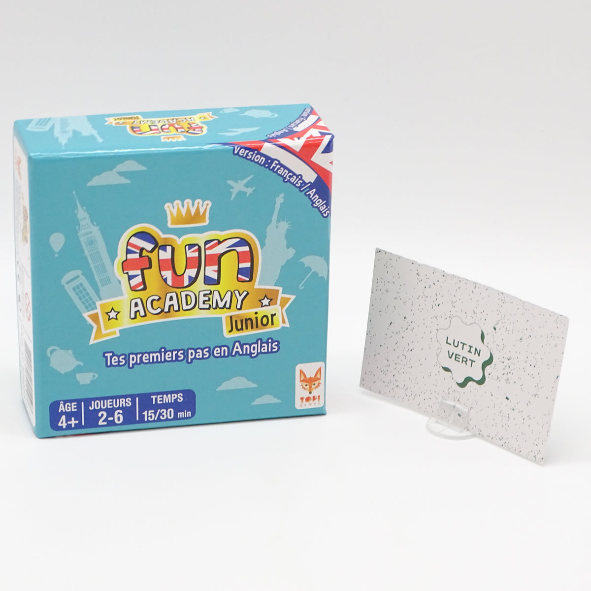 Fun Academy Junior – Tes premiers pas en Anglais TOPI GAMES - Dès 4 ans | Ref 15726