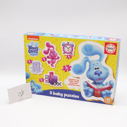 5 Baby Puzzles Blue’s Clues & you EDUCA - Dès 2 ans | Ref 15731