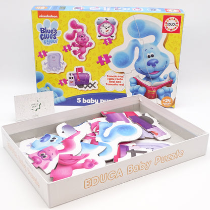5 Baby Puzzles Blue’s Clues & you EDUCA - Dès 2 ans | Ref 15731